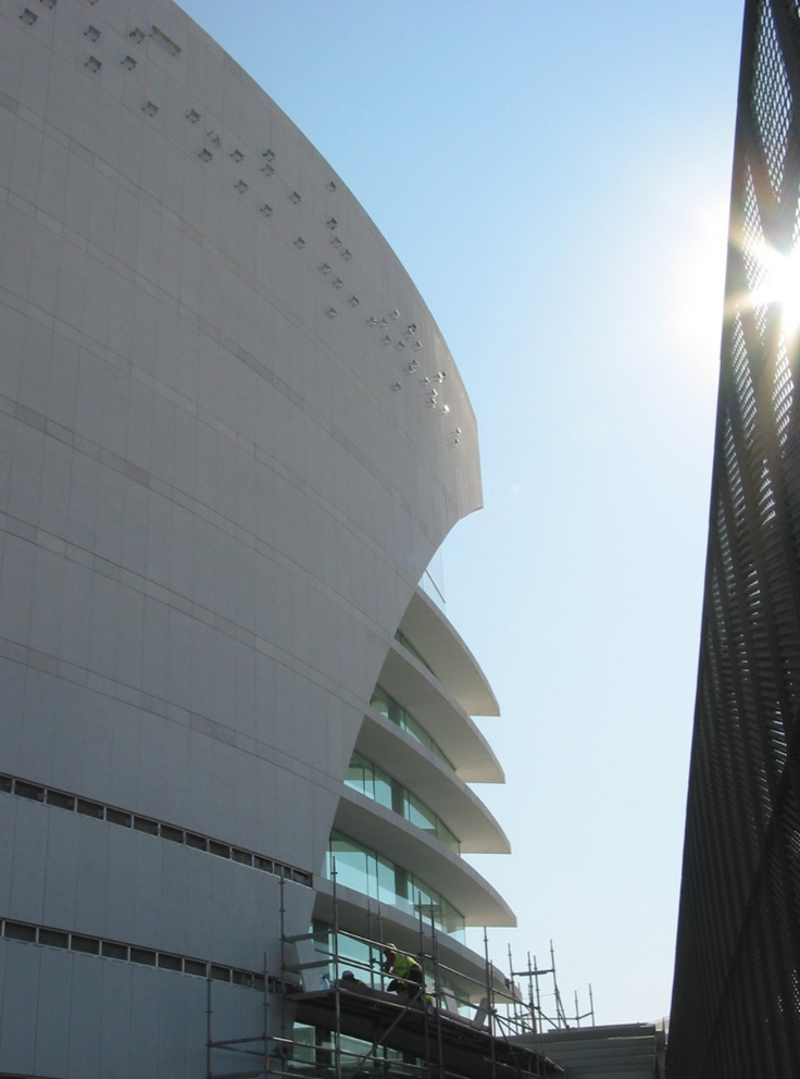 Rehabilitación fachada El Corte Inglés de Puerta de Venecia. Zaragoza