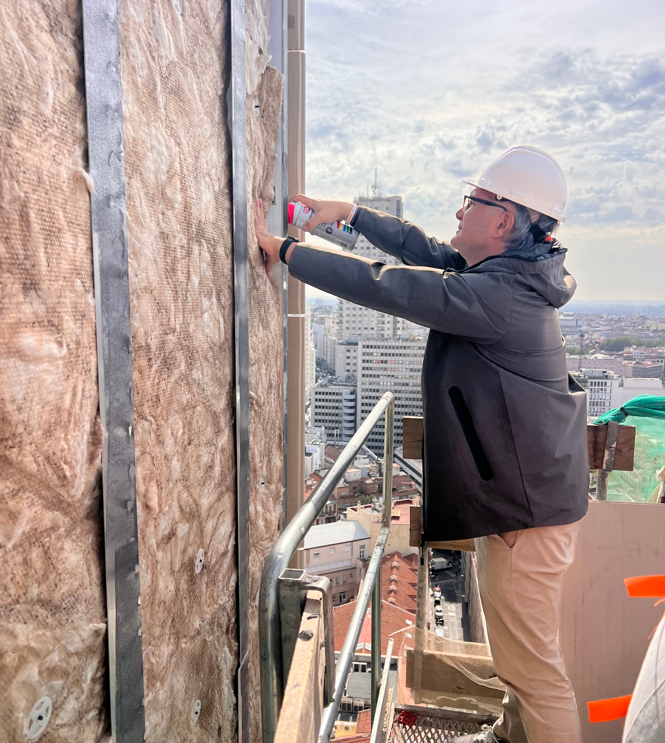 Detalle trabajos en Complejo Princesa 25-27, Madrid